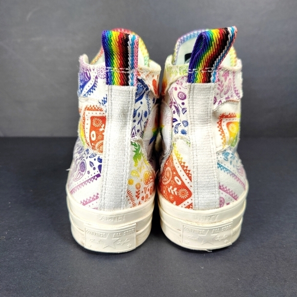 Converse All Star Pride Rainbow High Tops Unisex Sneakers Shoe Women 7.5 Men 5.5 - Picture 5 of 8